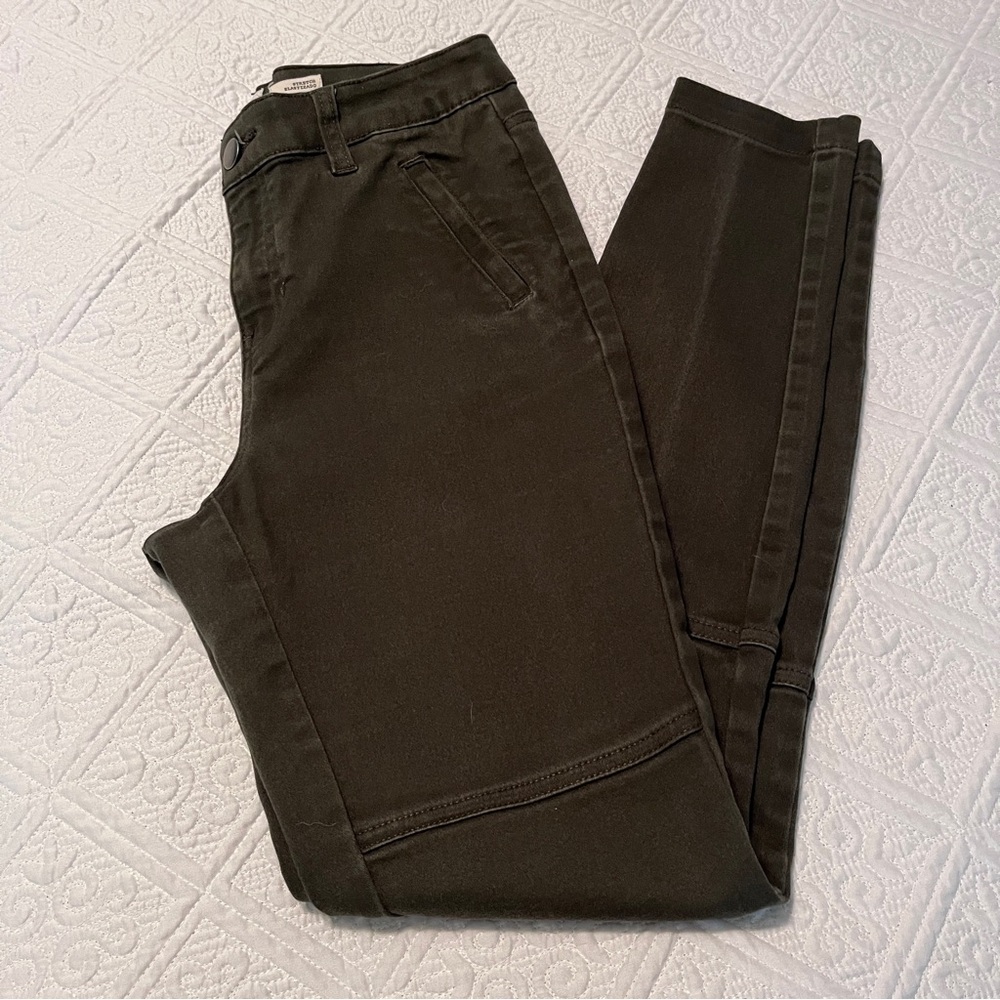 A New Day Olive Green Skinny Pants - Size 4